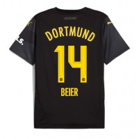 Dres Borussia Dortmund Maximilian Beier #14 Preč 2024-25 Krátky Rukáv